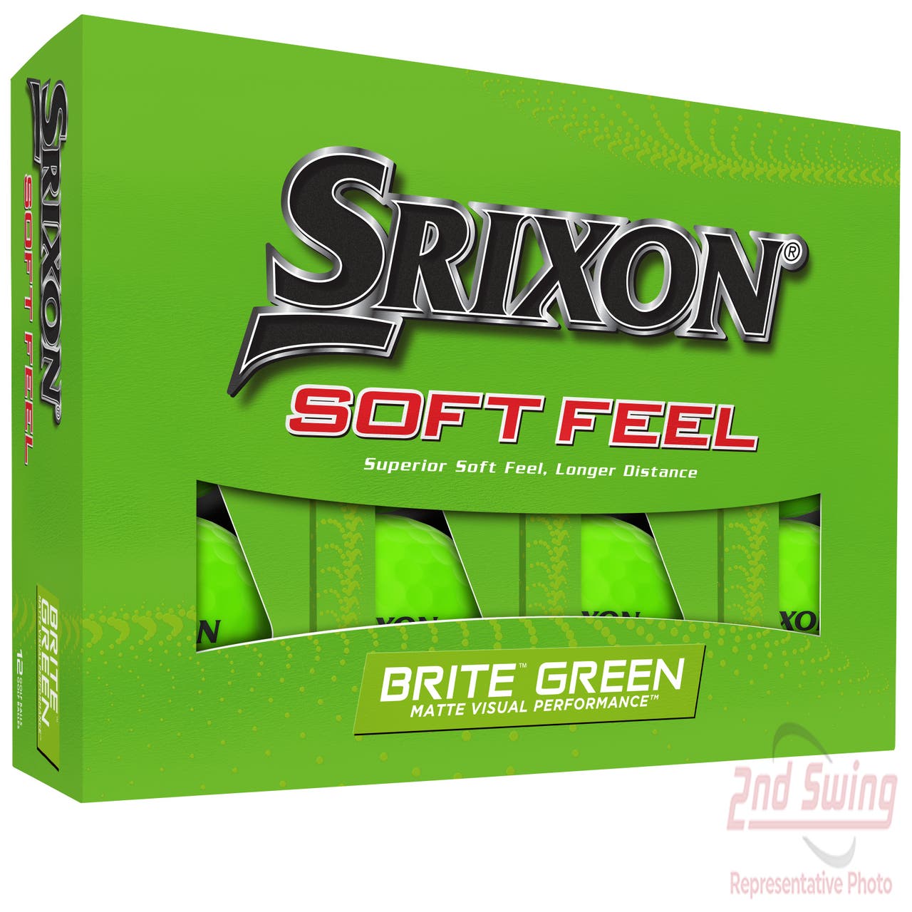 Srixon Soft Feel Brite Green 13 Golf Balls